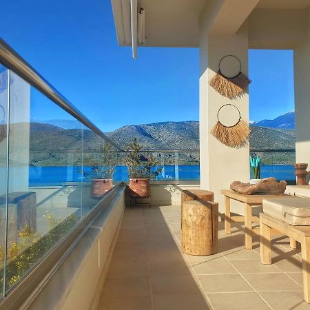 Boho Beach House In Itea-Delphi Exterior foto