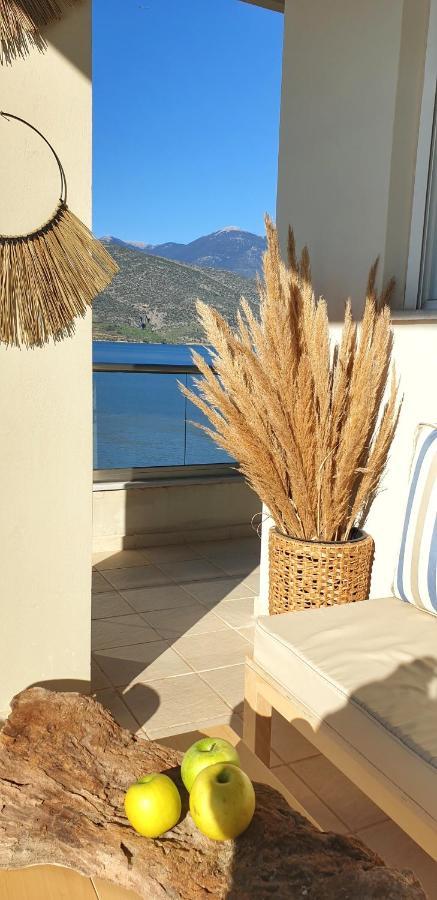 Boho Beach House In Itea-Delphi Exterior foto
