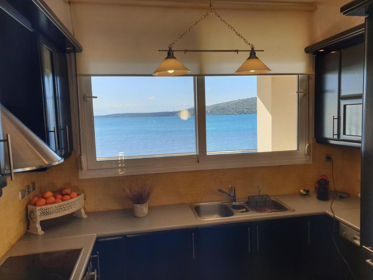 Boho Beach House In Itea-Delphi Exterior foto