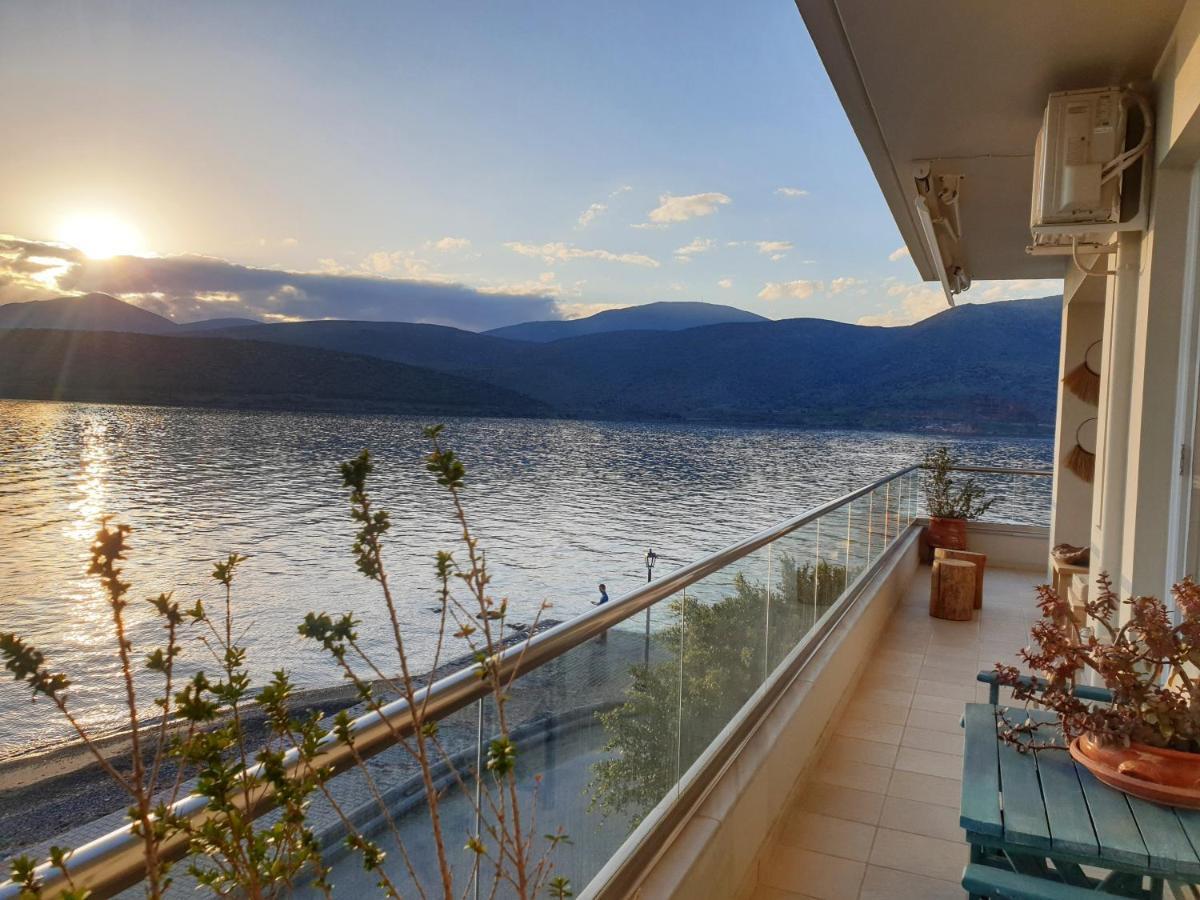 Boho Beach House In Itea-Delphi Exterior foto