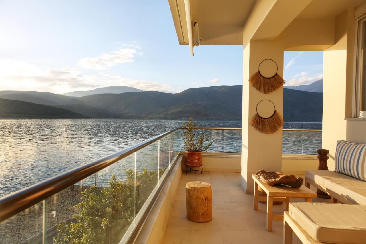Boho Beach House In Itea-Delphi Exterior foto