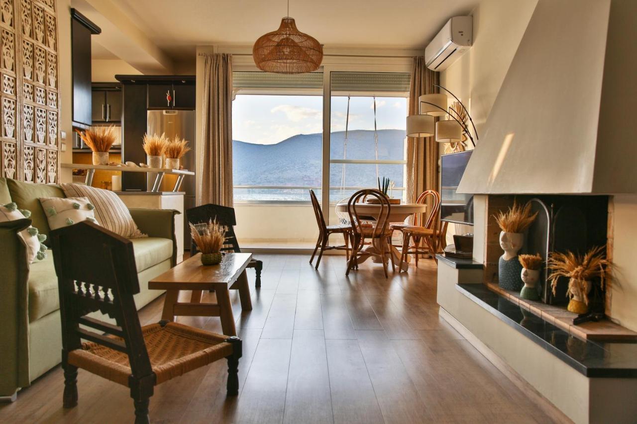 Boho Beach House In Itea-Delphi Exterior foto